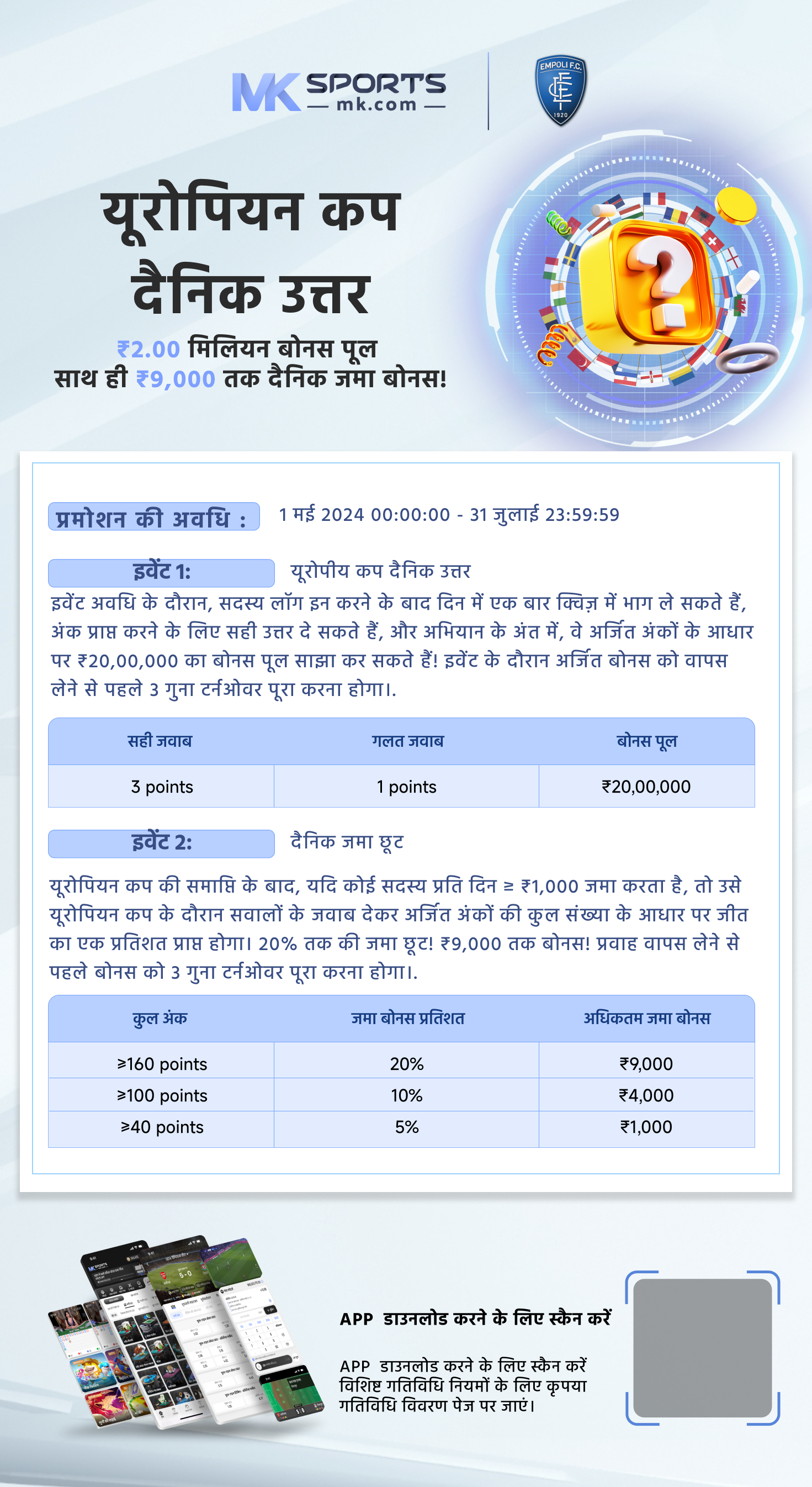 No Deposit Bonus India 2024